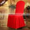 Spandex chair cover with skirt