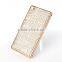 luxury Metal Bumper Frame,cell phone case for huawei Asend p8 red