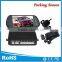 7inch lcd monitor, 4 sensors and mini butterfly camera reverse parking sensor kit