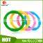 4 Funny Colorful And BPA Free Silicone Sensory Teething Baby Teether Ring Toys,Soothing Pain Relief And Drool Proof Infant Toys