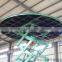 Revolving stage hydraulic scissor lift stage/4.5m