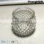 210ml Glass Jar Embossed Diamond Honey Jar Glass Lids