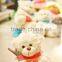 Soft Toy Teddy Bear Holding Basket/Gift Toy Teddy Bear with Sucker /Stuffed ToyWhite and Brown Teddy Bear