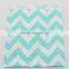 Biodegradable Chevron Party Favor Paper Bags 11 Mix Colors For Party, Food Packing