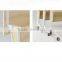 latest modern design moving folding frame table with wooden top