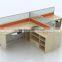 Factory customer customize modern 4 person panel office workstation( SZ-WS012)