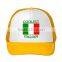 Promotional Custom Outdoor Italian Flag Hat Embroidery