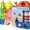 Top Quality Beechwood Made Kids Toy 16pieces Cordoba Wooden Block Set