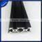 Used for rail system aluminum extrusion makerslide black anodized alu profile