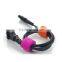 Colorful reusable hook and loop cable ties for cable accessories