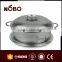 Dubai Market Popular Rose Golden Color Stainless Steel Food Strainer with Lid
