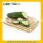 Honey Striped Bamboo Cutting Board With Hole
