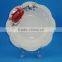 red flower ceramic dishes , porcelain dishes plate , tableware