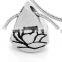The Welcomed Gift & Crafts Rose Printed Water Drop Stainless Steel Cremation Urns Pendant Shows Your Handsome Sense