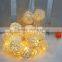2.1M 20 LEDs String Light Garland Rattan Vine Ball Globe LED Holiday Christmas String Lights for Home Decoration/Birthday/Party