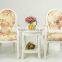 Antique Dia 50cm Round Two-tier Brown/White Wooden Coffee Table/End Table/ Tea Table(DT-925-OAK)
