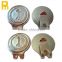 Engraved gold plating silver plating magnetic hat clip