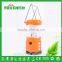 Ball Bulb ABS Plastic Lantern Light Fashion New Design Orange Camping Lamp with Inner Battery and Charger