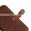 New designed Genuine HandMade Leather Flip Wallet Case For iPhone 6