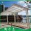 Hot Selling Oem water-proof metal bus stop shelter