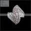 2015 New style fashion wedding black cz rings jewelry design