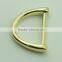 Wholesale Eco-friendly Brass 26mm 1 Inch Metal d Ring Belt Buckle for Bags