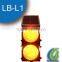 LB-L1Remind Drive Safely Tunnel Safety Blinking Led Signal Solar Traffic Light Yellow                        
                                                Quality Choice