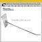 Supermarket wall mounted beaded hooks heavy duty angle hooks