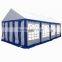 4x8m Heavy Duty White&blue PVC Wedding Tents With Enhanced Frame, Pary Tents, Carports
