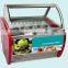 Italian ice cream showcase/Popsicle display freezer have different Size