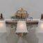 4 light design decorative wall light/lamps for fixtures with UL