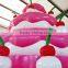 Happy birthday inflatable cake model for decoration/advertising