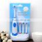 Family pack electric roating type toothbrush with 4 colors extral heads