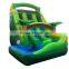 16 ft giant inflatable palm tree water slide, commercial rainbow curve water slides