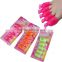 5pcs/set Plastic Foot Toe Nail Art Soak Off Cap Clip UV Gel Polish Remover Wrap Tool