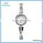 Custom Japan movt quartz watch with silver case
