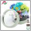 Round cardboard gift box with clear plastic window for flowers packing