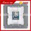 wholesale factory sale single/double TV socket stainless steel wall socket