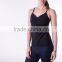 New Design Women Active Sports Wear Scrunchy Front Strap Tank Top