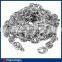 English standard electro galvanized mild steel short link chain