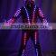 RF remote LED light robot costume, LED tron dance costume