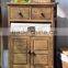 Traditional Solid Wood Double Door Cabinet Sideboard With Drawers