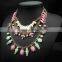 Multilayer Crystal Flower Collar Necklace Women Fashion Jewelry Vintage Necklace New Design