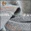 wholesale  yarn dyed linen viscose black white slub twill fabric