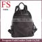 Wholesale China Girls Popular Black PU Leather School Backpacks