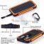 China wholesale facotry 8000mah Solar Power Bank Rohs Solar Cell Phone Charger Portable Solar Charger For Mobile Phone                        
                                                Quality Choice