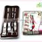 2016 Hot sale manicure set nail clipper &pedicure set with high qualiry and cheap price/stainless steel