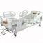 High Quality ABS Siderails 3 Crank ICU Nursing Bed With IV Pole