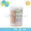 Children personal care 100pcs wooden thin baby cotton swabs