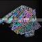 Shoes material reflective rainbow Mesh Fabric